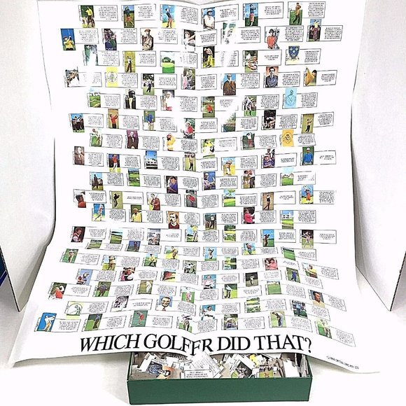 Which Golfer Did That? Quiz Jigsaw Puzzle Poster With Answers Included 252 Piece - Picture 4 of 10